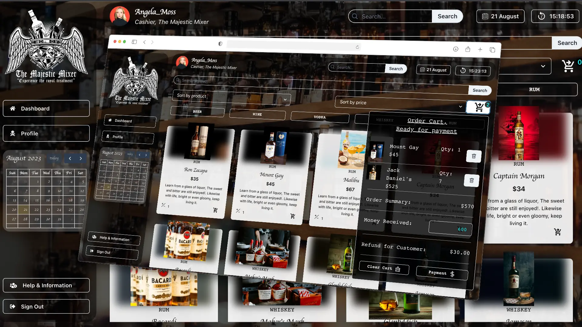 Majestic Mixer POS System project image